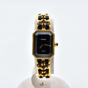 シャネル プルミエールM 黒文字盤 GP×革/QZ 買取実績【買取日：2026年2月8日】