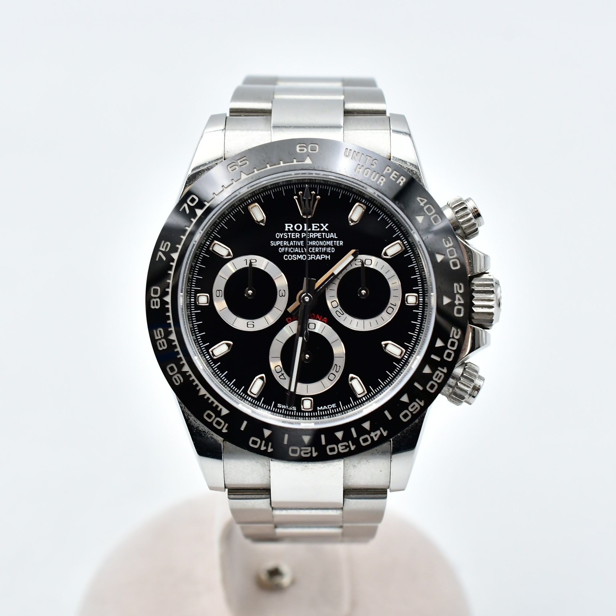 ロレックス デイトナ 黒文字盤 SS/AT 手書き Bランク