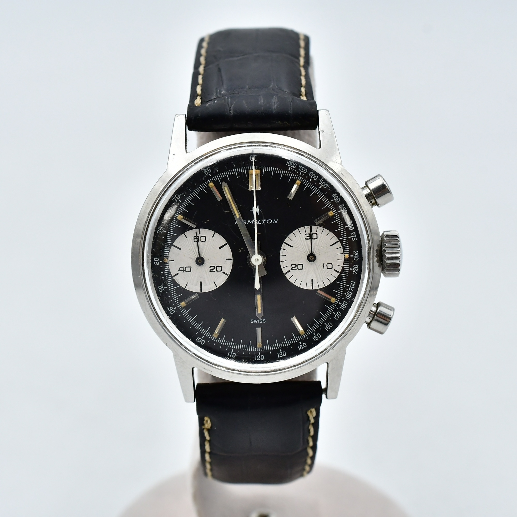 ハミルトン レーシングクロノグラフ 黒文字盤 Bランク