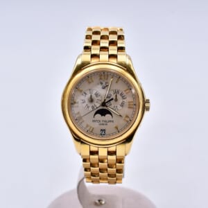 パテック フィリップ アニュアルカレンダー ムーンフェイズ 白文字盤 YG/AT 5036/1J-001 買取実績【買取日：2026年2月4日】
