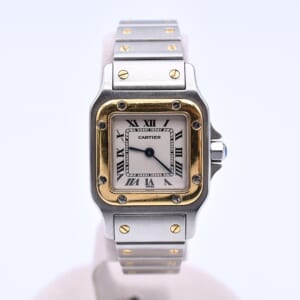 カルティエ サントスガルベSM アイボリー文字盤 YG×SS/OZ W20012C4 買取実績【買取日：2026年2月21日】