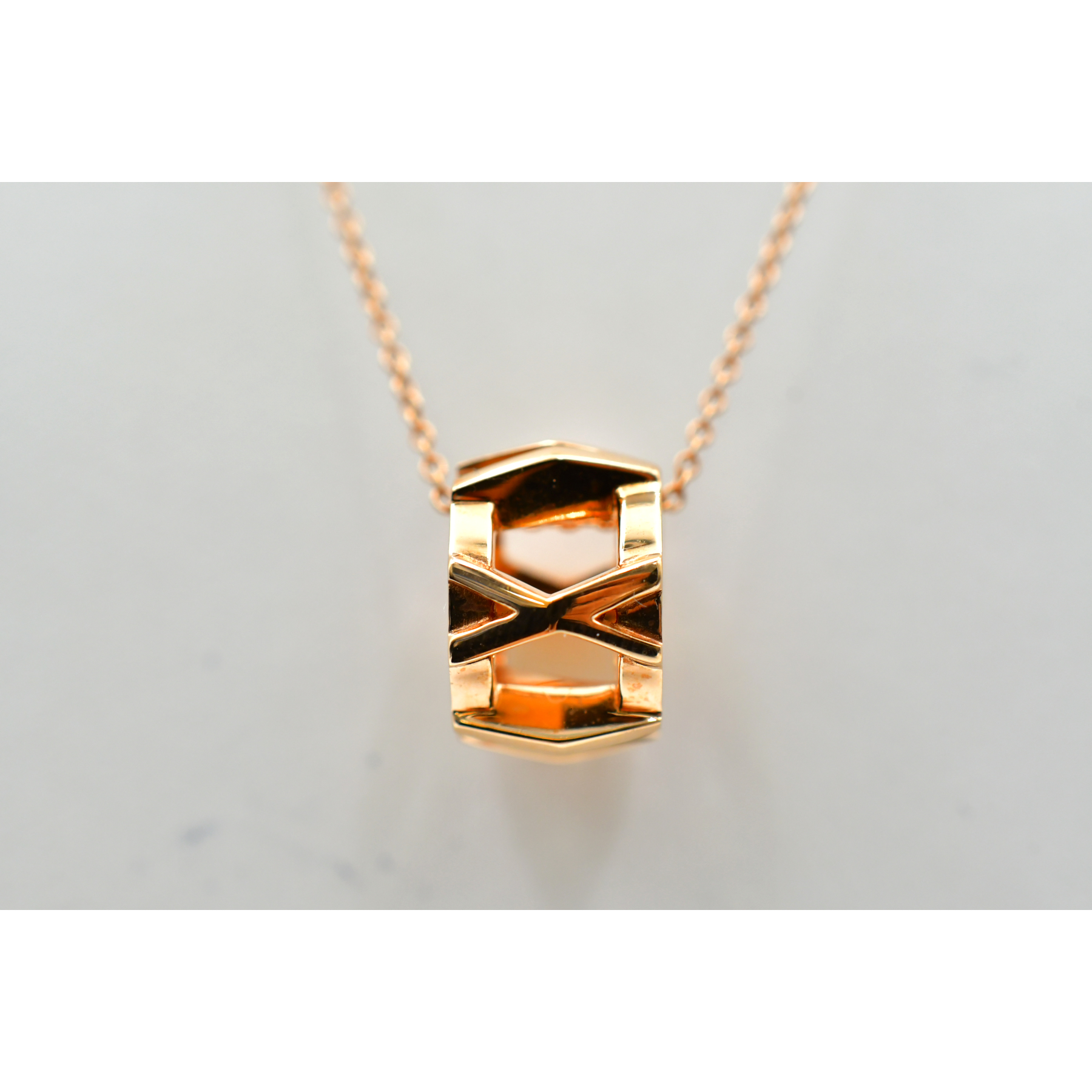 ティファニー TIFFANY＆CO オープンアトラスネックレス ゴールド Au750 
