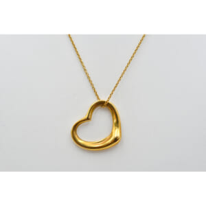 ティファニー エルサペレッティ オープンハート ネックレス 750YG 買取実績【買取日：2026年2月1日】