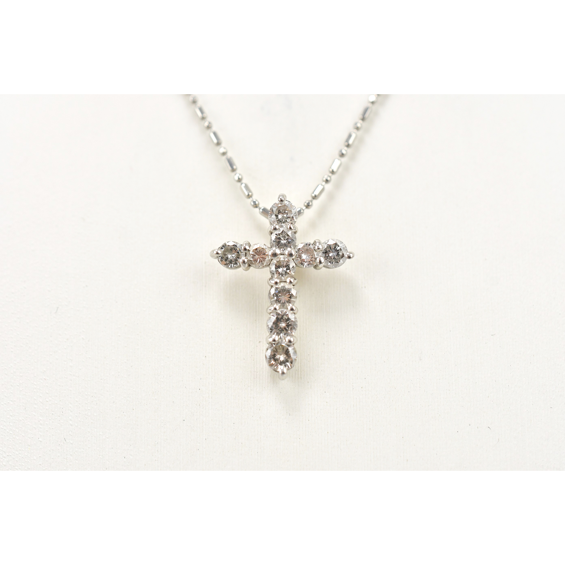 Pt850/Pt900 ダイヤ ネックレス 1ct Bランク