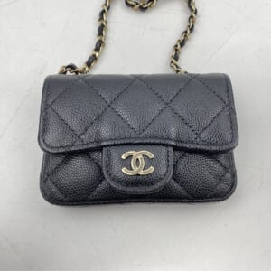 シャネル ココマーク クラシック ベルトバック 黒 キャビアスキン GD金具 買取実績【買取日：2026年1月30日】