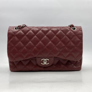 シャネル デカマトラッセ 赤 キャビアスキン SV金具 A58600 買取実績【買取日：2026年1月30日】