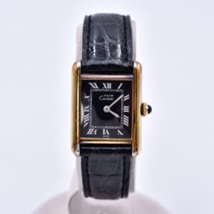 カルティエ マストタンクSM 黒文字盤 SS/手巻き 買取実績【買取日：2026年2月23日】