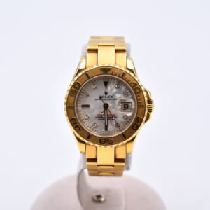 ロレックス ヨットマスター29 ホワイトシェル文字盤 YG/AT 169628 買取実績【買取日：2026年2月8日】