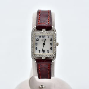 エルメス ケープコッド シェル文字盤 WG×革/QZ CC1.192 買取実績【買取日：2026年2月7日】