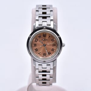 エルメス クリッパー ピンク文字盤 SS/QZ CL4.210 買取実績【買取日：2026年2月4日】