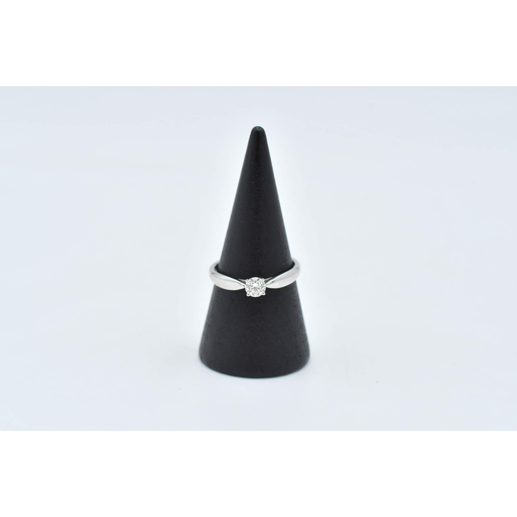 ティファニー ハーモニー ダイヤリング Pt950 0.26ct #11.5 G/VVS1/3EX/N ティファニー鑑 Aランク