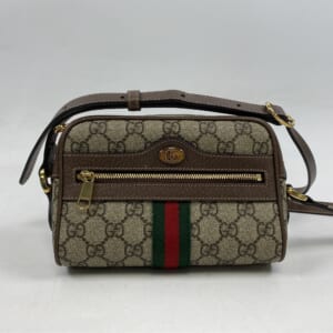 グッチ GGスプリーム オフィディアショルダーバッグ ブラウン PVC×レザー 517350 買取実績【買取日：2026年1月31日】