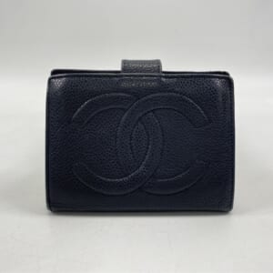 シャネル ココマーク 二つ折りコンパクトウォレット 黒 キャビアスキン 買取実績【買取日：2026年1月30日】