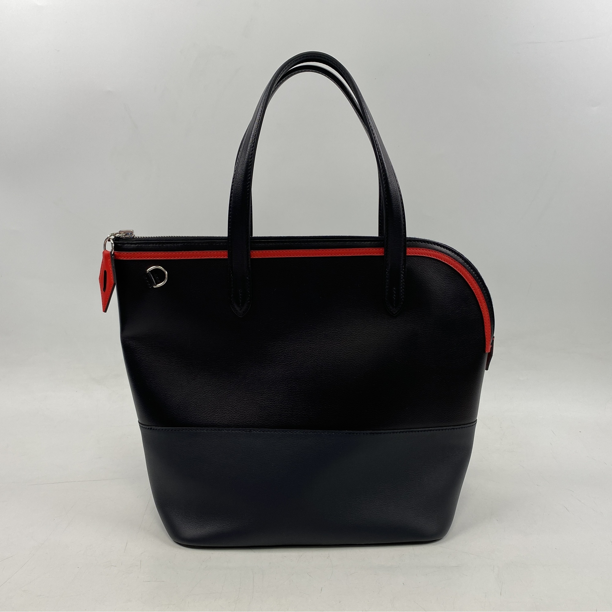 エルメス トランザット トリコロール エヴァーカラー SV金具 D刻印 Bランク