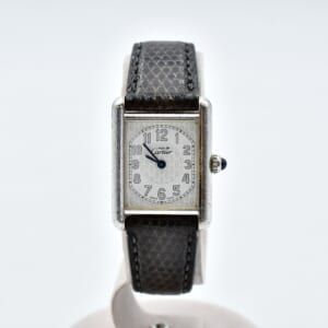 カルティエ マストタンク ヴェルメイユ SM 白文字盤 SV×社外革/QZ W1014254 買取実績【買取日：2026年2月20日】