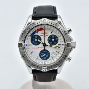 ブライトリング トランスオーシャン 白文字盤 SS×社外革/QZ A53340 買取実績【買取日：2026年2月6日】
