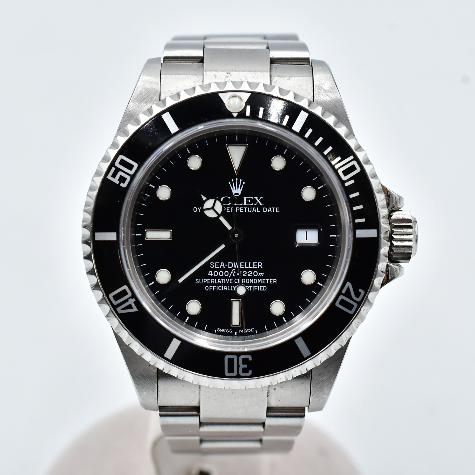 ロレックス シードゥエラー 黒文字盤 SS/AT Bランク