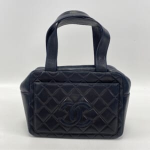シャネル マトラッセ ココマーク ミニボストンバッグ 黒 ラムスキン SV金具 買取実績【買取日：2026年1月29日】