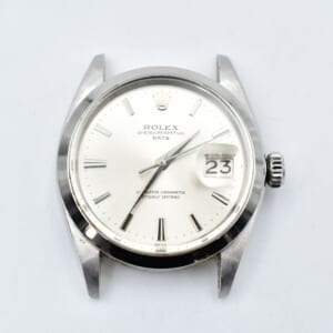 ロレックス オイスターパーペチュアルデイト シルバー文字盤 SS/AT 1500