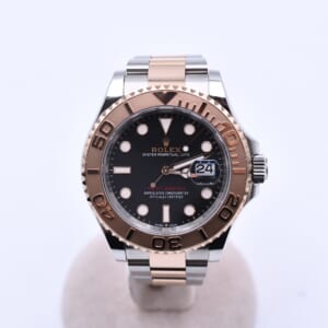ロレックス ヨットマスター 黒文字盤 SS×PG/AT 126621 買取実績【買取日：2026年2月20日】
