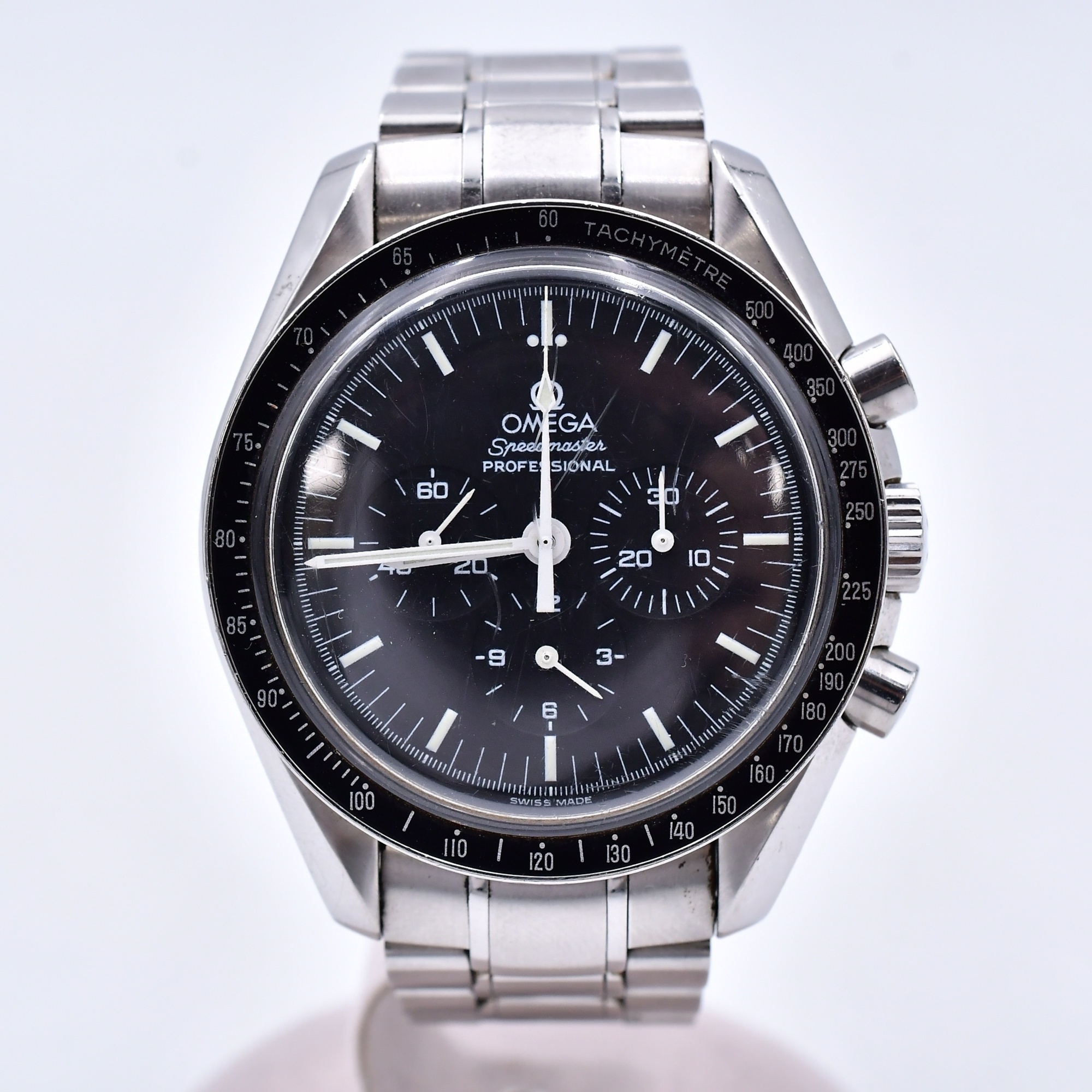 オメガ スピードマスター プロフェッショナル 黒文字盤 SS/手巻き Bランク