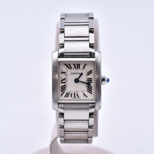 カルティエ タンクフランセーズSM アイボリー文字盤 SS/QZ W51008Q3 買取実績【買取日：2026年2月22日】