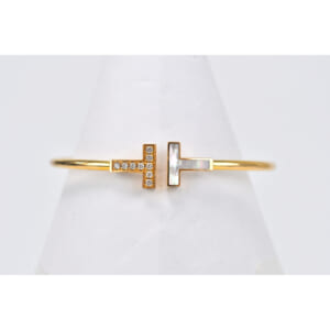 ティファニー Tワイヤー ブレス ダイヤ×シェル Au750YG 買取実績【買取日：2026年2月4日】