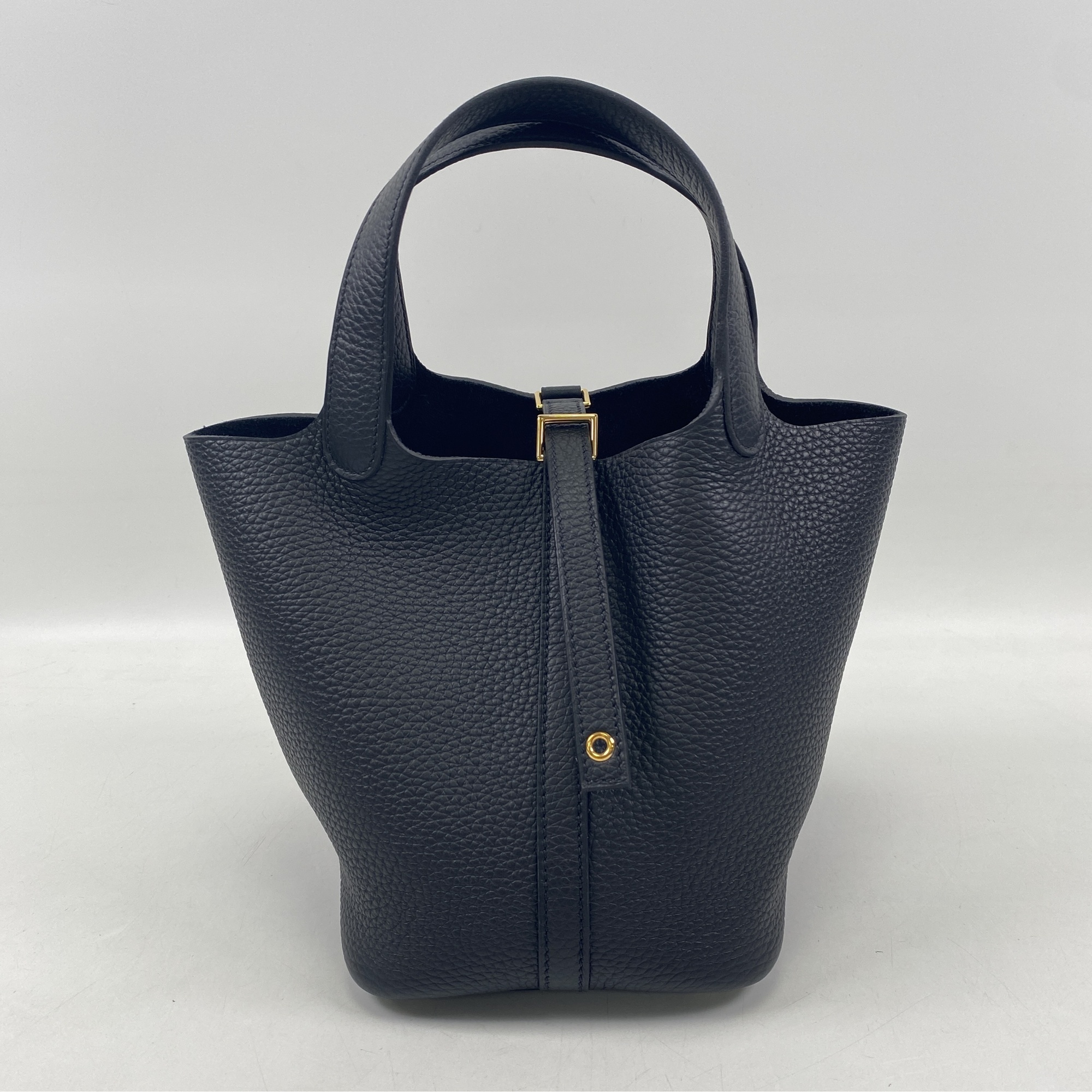 エルメス ピコタンロックPM トリヨン GD金具 黒 K刻印 Nランク