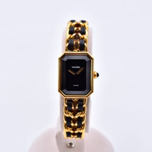 シャネル プルミエールL 黒文字盤 GP×革/QZ H0001 買取実績【買取日：2026年3月11日】