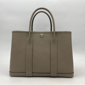 エルメス ガーデンパーティTPM エトゥープ ネゴンダ SV金具 D刻印