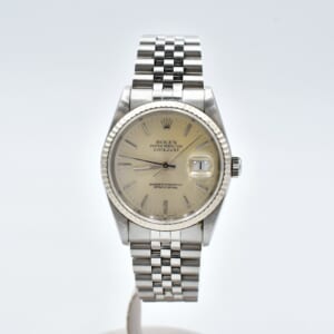 ロレックス デイトジャスト シルバー文字盤 SS×WG/AT 16234 買取実績【買取日：2026年3月5日】