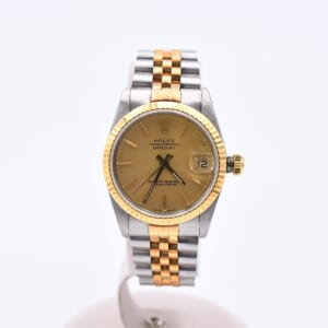 ロレックス デイトジャスト シャンパン文字盤 オイスターブレス SS×YG/AT 68273 買取実績【買取日：2026年3月2日】