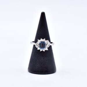 Pt900 石1.38ct D0.37ct リング