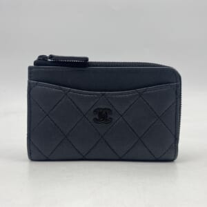 シャネル マトラッセ フラグメントケース 黒 ラムスキン ブラック金具 AP3179 買取実績【買取日：2026年3月3日】