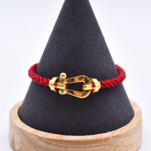 フレッド フォース10 LM ブレスレット Au750YG/Steel #17