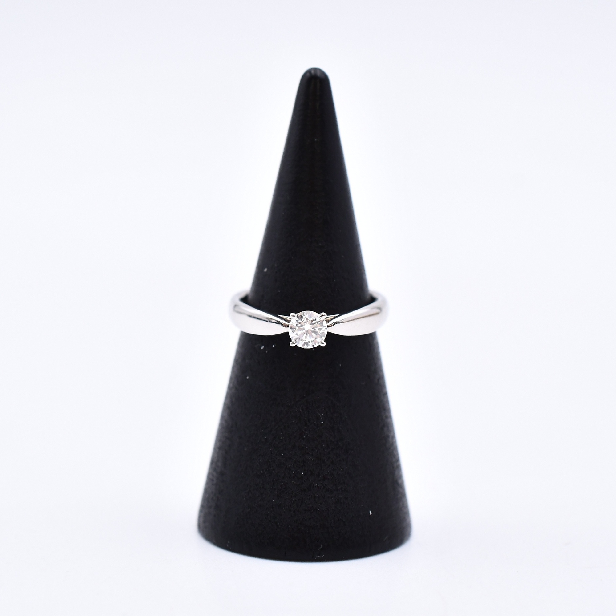 ティファニー ハーモニー ソリティア ダイヤ リング Pt950 0.22ct Bランク