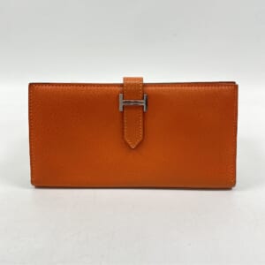 エルメス ベアンクラシック オレンジ系 シェーブル SV金具 □I 買取実績【買取日：2026年3月1日】