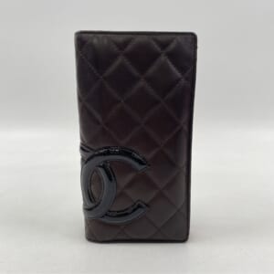 シャネル カンボンライン 二つ折り長財布 ブラウン ラム 買取実績【買取日：2026年3月1日】