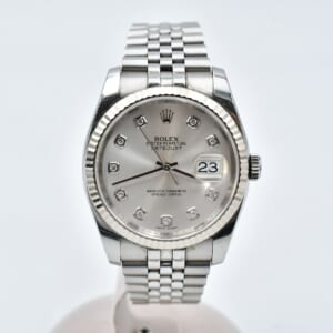 ロレックス デイトジャスト シルバー文字盤 ジュビリーブレス 新PD 116234G 買取実績【買取日：2026年3月5日】