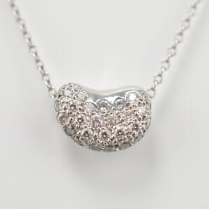 ティファニー ビーンズ パヴェダイヤ ネックレス Pt950 買取実績【買取日：2026年3月11日】