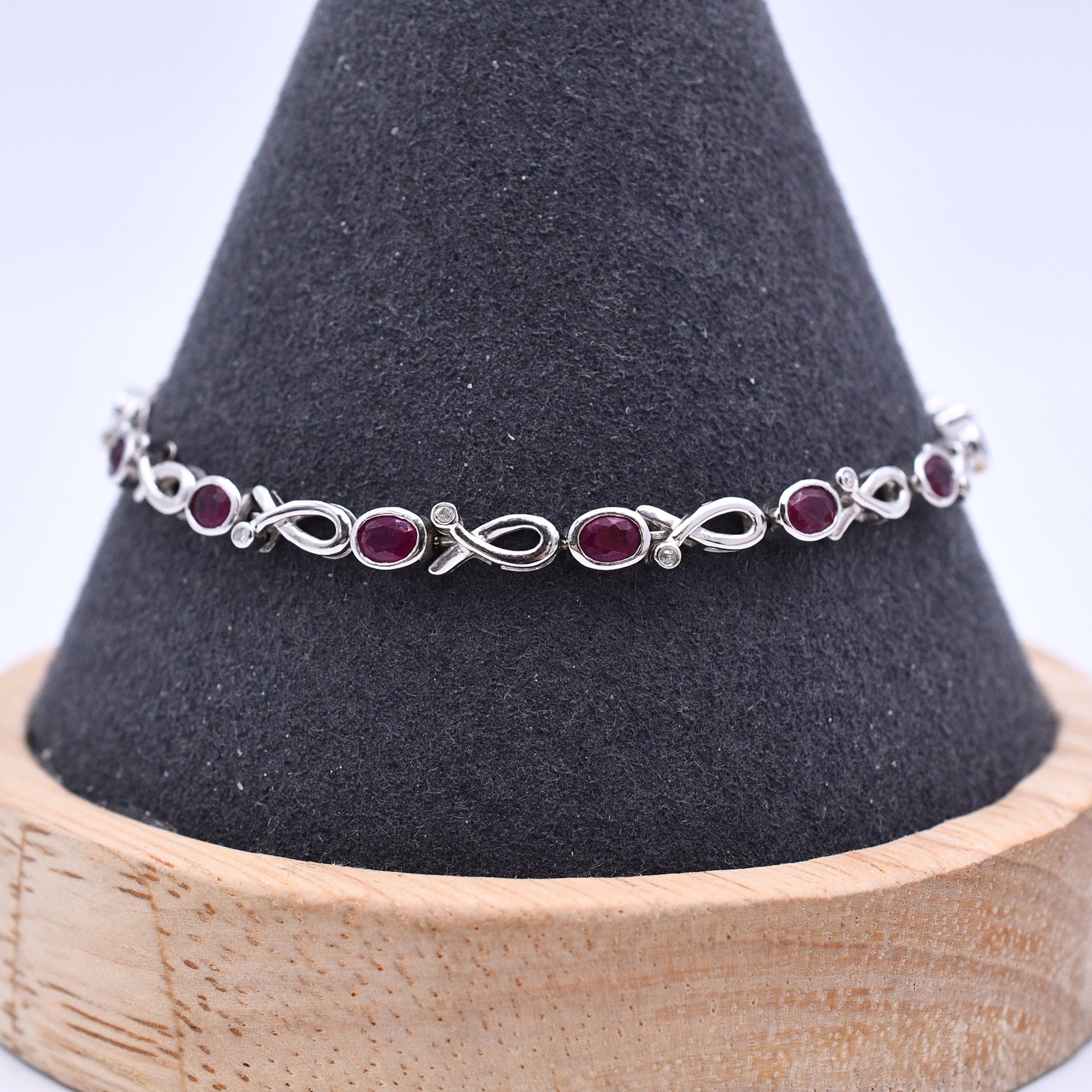 ルビーダイヤブレス K18 3.50ct 0.07ct Bランク