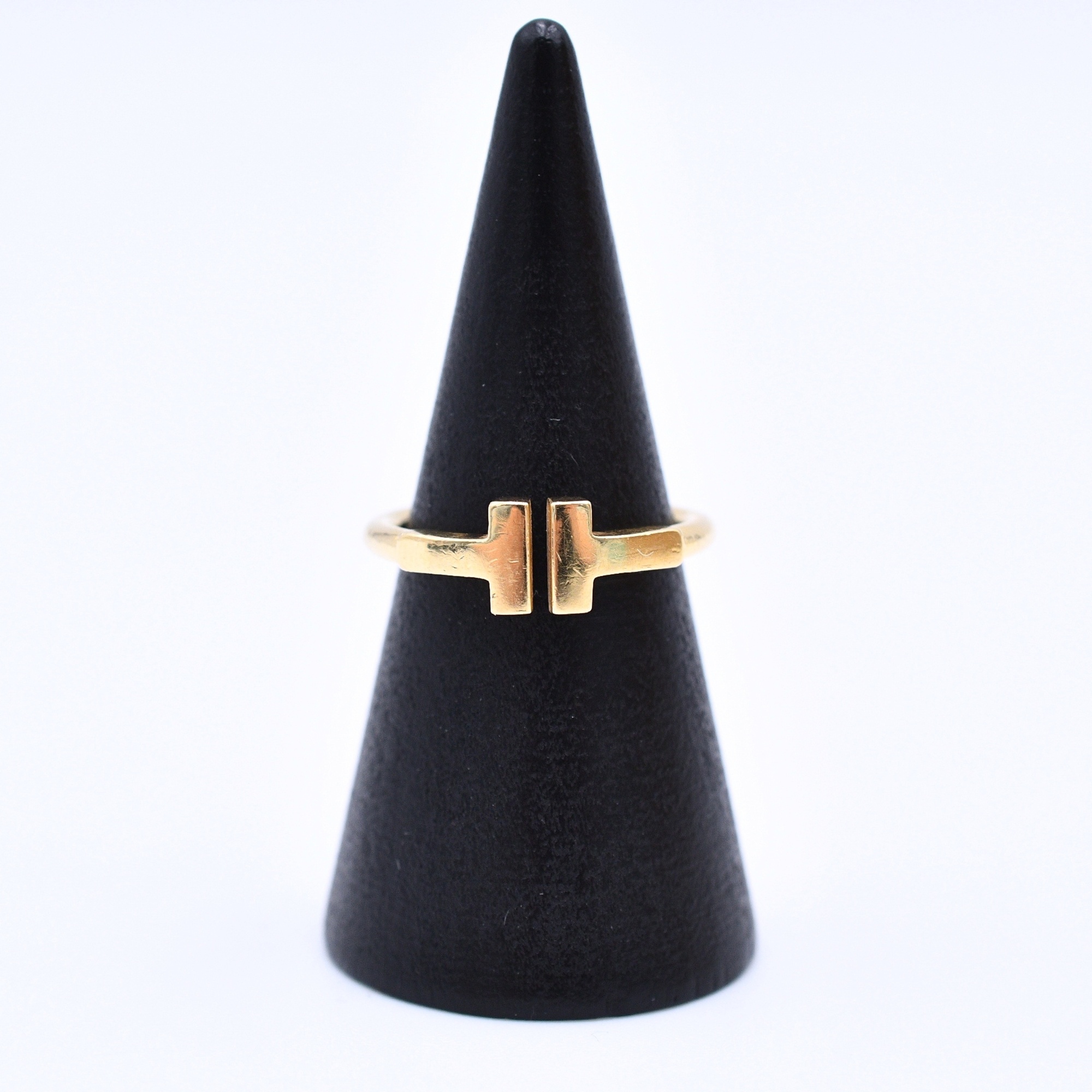 ティファニー Tワイヤー リング K18 Bランク