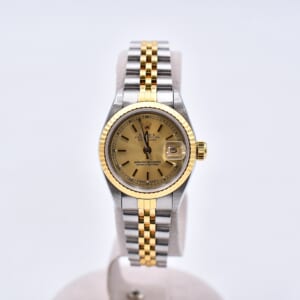 ロレックス デイトジャスト シャンパンゴールド文字盤 SS/AT 69173 買取実績【買取日：2026年3月15日】