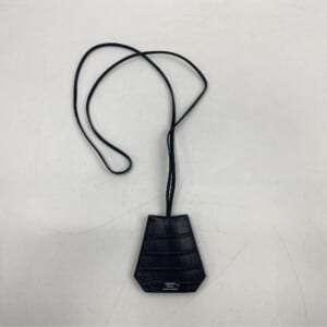 エルメス クロシェット ネックレス 黒 アリゲーター SV金具 W刻印 買取実績【買取日：2026年3月1日】