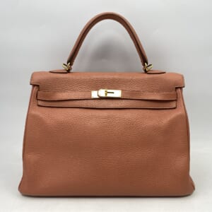 エルメス ケリー35 内縫い クレヴェット アルデンヌ GD金具 □Q刻印 買取実績【買取日：2026年3月2日】