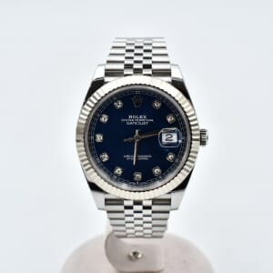 ロレックス デイトジャスト 青文字盤 10PD ジュビリーブレス SS×WG/AR 126334G 買取実績【買取日：2026年3月5日】
