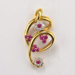 ルビーダイヤネックレストップ K18 R1.03 D0.59 買取実績【買取日：2026年3月5日】