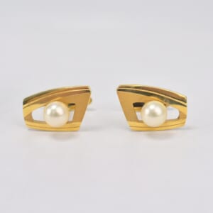 ミキモト パールカフス K14