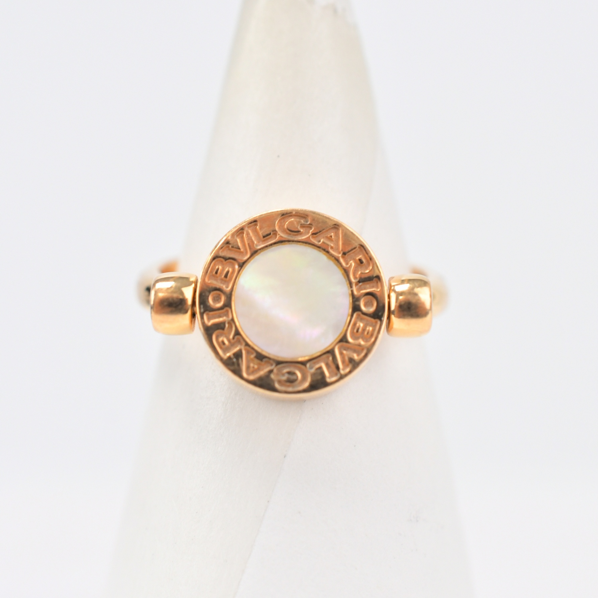 ブルガリ ブルガリブルガリ フリップリング シェル オニキス #50 Bランク