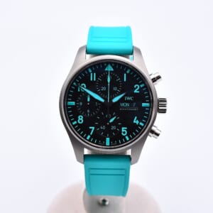 IWC パイロットウォッチ クロノグラフ 41 メルセデスAMG 黒文字盤 Ti×革/AT IW388108